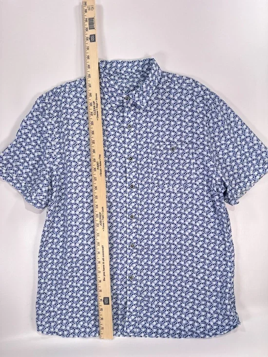 Age Of Wisdom Men’s Golf Print Short Sleeve Button Up Modal Shirt
large - Picture 11 of 11